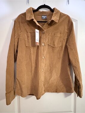 32 Degrees Heat Women’s Dijon Corduroy Shirt Jacket NWT